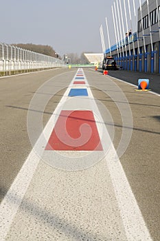 Racetrack Pitlane