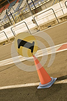 Racetrack Pitlane Number 1 Cone