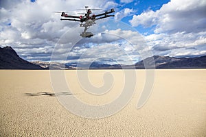 Racetrack Playa aerial patrol