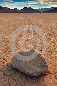 The Racetrack Playa, or The Racetrack, is a scenic dry lake feat