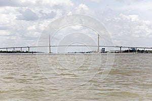 Rach Mieu bridge in Mekong delta,  Vietnam