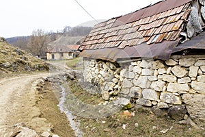 The main road from Rachis village