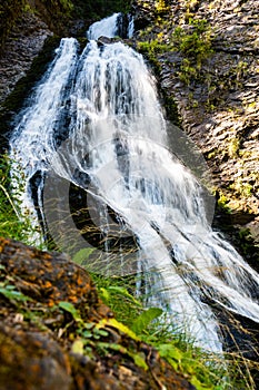 Rachitele Waterfall also called Bride`s Veil Waterfall photo