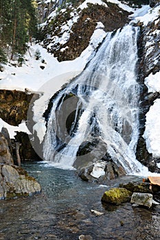 Rachitele waterfall in Transylvania, Romania