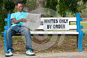 Racial discrimination photo