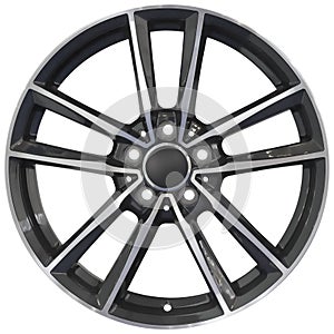 Racing Aluminum Wheel Cutout