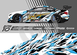 Racing background for car wrap