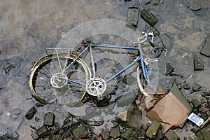 Racing Bike in River