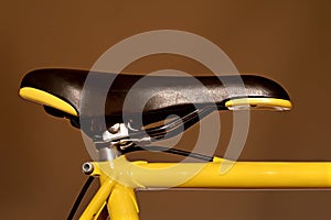 Racing bike saddle