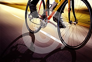 Racing bike photo