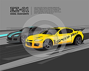 Racing Car Design Template