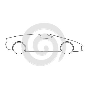 racing car icon vector