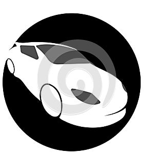 racing car icon vector