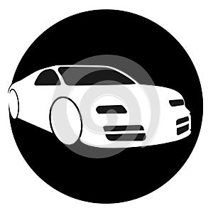 racing car icon vector