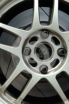 Racing car wheel rim