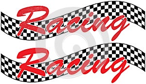 Racing Checked Flag - Motorsport Transparent Illustrations