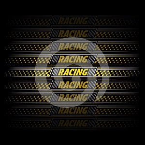 Racing decals wallpaper