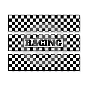 Racing flag design lines