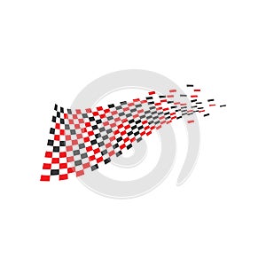 Racing flag logo