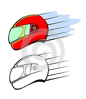 Racing helmet