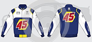 Racing jacket colorful mockup template hoodie car motorcycle