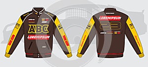 Racing jacket colorful mockup template hoodie car motorcycle