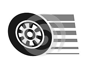 Racing motor sport symbol