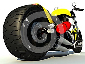 Racing motorbike