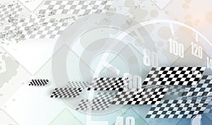 Racing square background, vector illustration abstraction in race car track