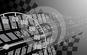 Racing square background, vector illustration abstraction in racing car track
