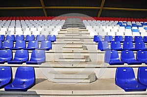 Racing Track Grandstand with empty seats