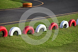 Racing track for karting photo