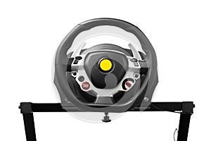 Racing wheel for computer driving simulator