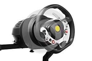 Racing wheel for computer driving simulator