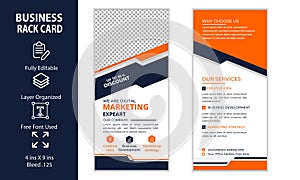 Rack card or dl flyer template Design for Corporate Business