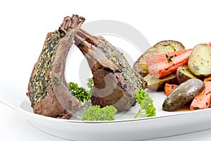 Rack of lamb