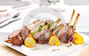 Rack of lamb