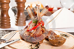 Rack of lamb