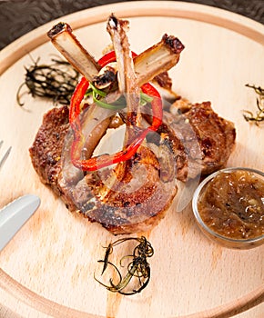 Rack of lamb