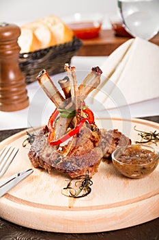Rack of lamb