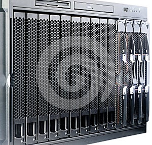 Rack mount blade center