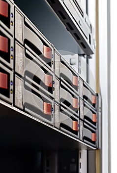 Rack-mounted disk array