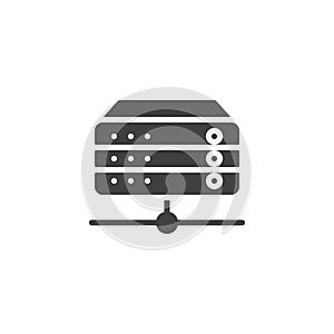Rack servers vector icon