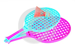 Rackets in pink