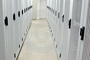 Racks in Equipment Hall