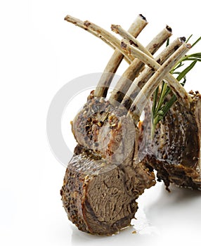 Racks Of Roasted Lamb Ribs