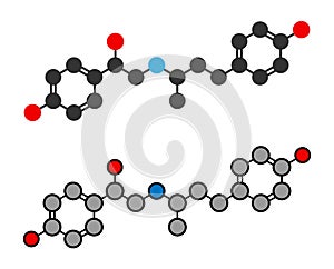 Ractopamine feed additive molecule photo