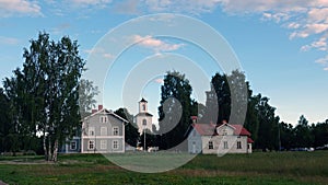 Rada town church in Varmland Sweden