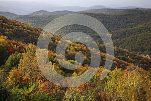 Radan mountain near Prolom Banja. Serbia photo