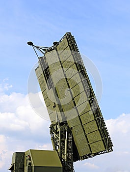 Radar antenna on a phased array technology of the russian amntimissile complex 